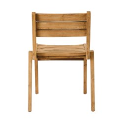 TEAK HOME SPISEBORDSSTOL TEAK GENANVENDT INKL/HYNDE - 80