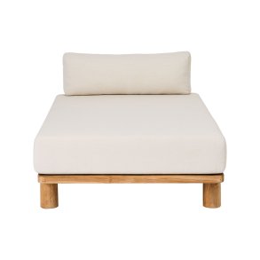 TINE K HOME LOUNGE LANGT MODUL TEAK INKL.HYNDE - 160