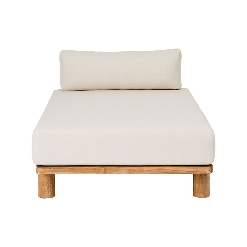 TINE K HOME LOUNGE LANGT MODUL TEAK INKL.HYNDE - 160