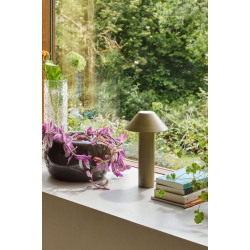 HUBSCH TOWER BORDLAMPE M�RKEGR�N - 19�