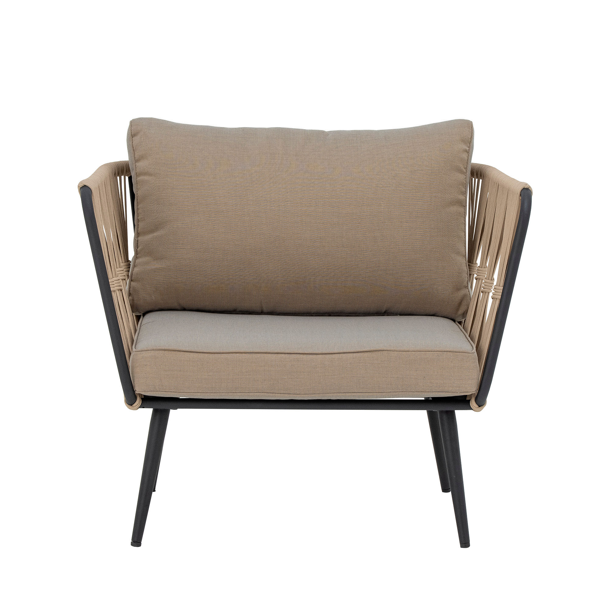 Bloomingville Pavone Loungestol Metal Brun