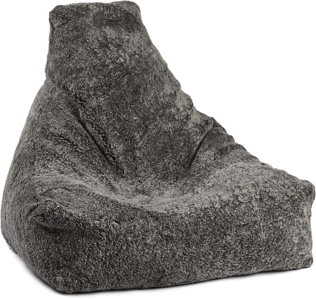 NATURES COLLECTION KORTHÅRET SÆKKESTOL NEW ZEALAND GRÅ - 100