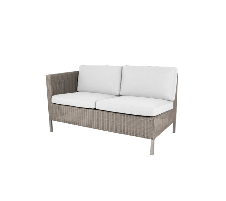 6: CANE-LINE DINING LOUNGE SOFA 2PERS/HøJRE MODUL - WHITE 153
