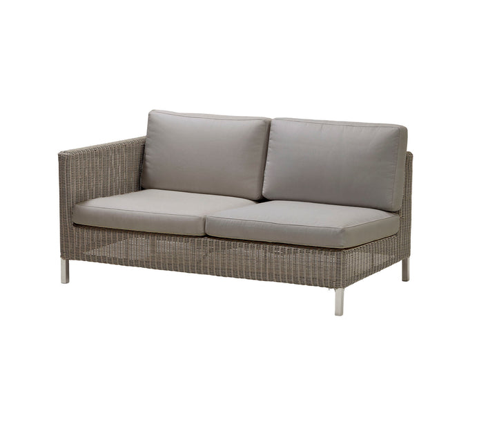 CANE-LINE CONNECT SOFA 2PERS/HøJRE MODUL - TAUPE 148