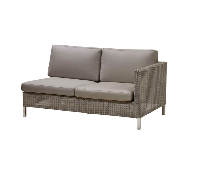 CANE-LINE CONNECT SOFA 2PERS/VENSTRE MODUL - TAUPE 148