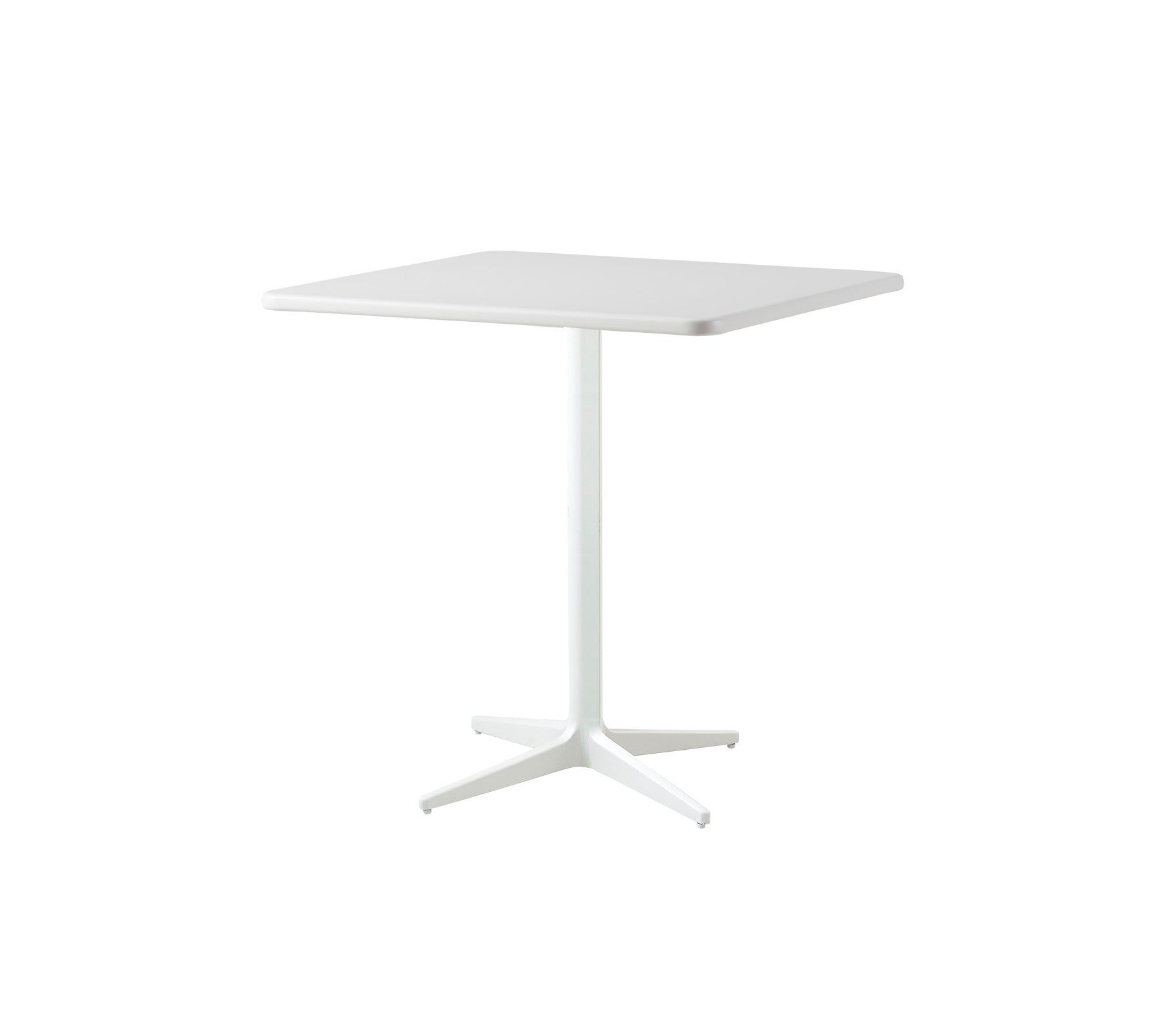 CANE-LINE DROP CAFEBORD - WHITE ALUMINIUM 73