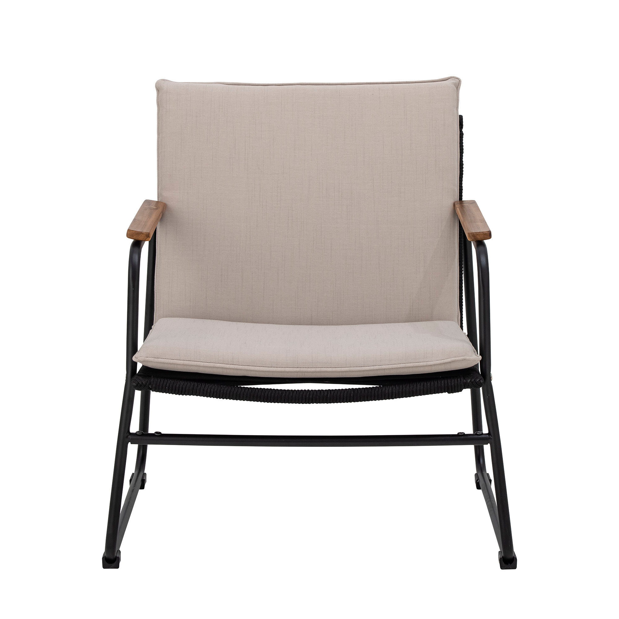 Bloomingville Hampton Loungestol Metal Sort