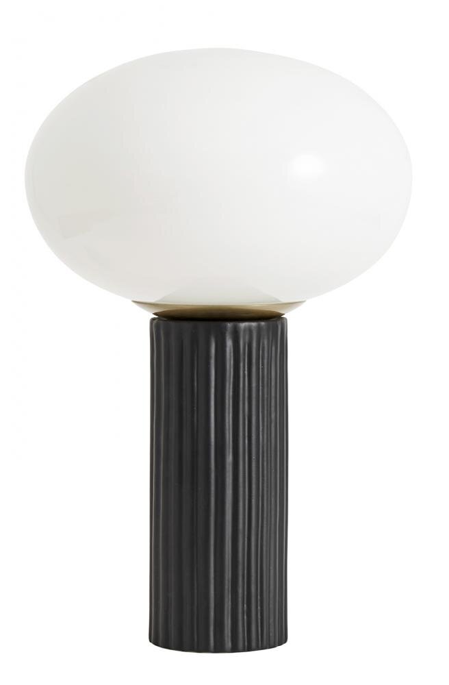 Opal glas bordlampe fra Nordal