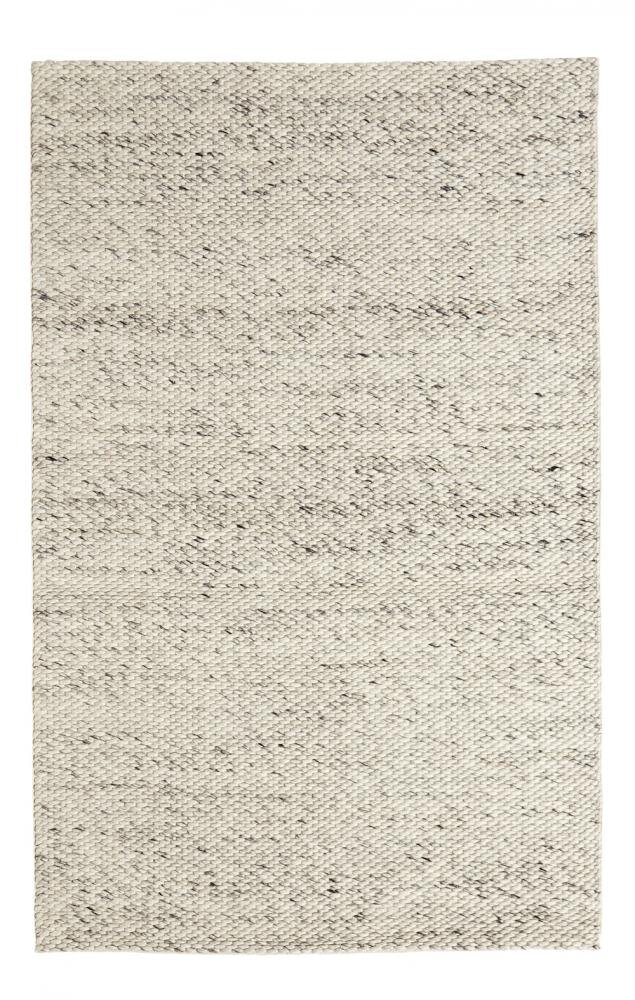 4: LARA tæppe af uld i elfenben/grå str. 160x240cm fra Nordal