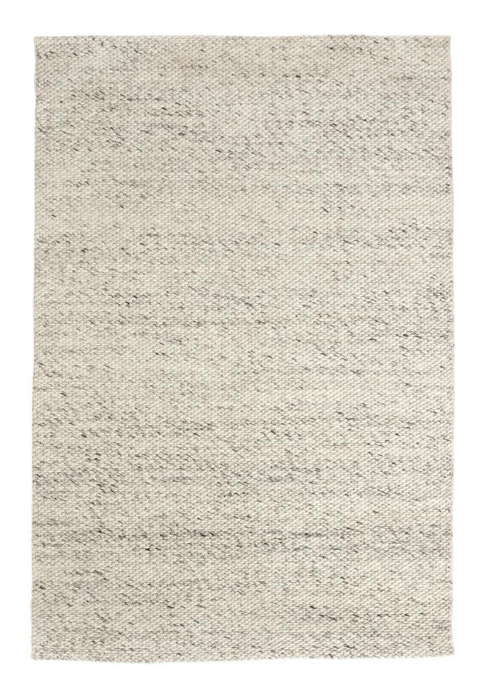 3: LARA tæppe af uld i elfenben/grå str. 200x290cm fra Nordal