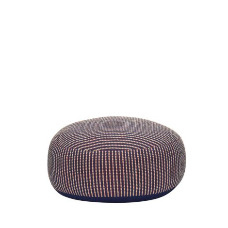 HUBSCH MOCHI PUF BLÅ/FLERFARVET - 75Ø