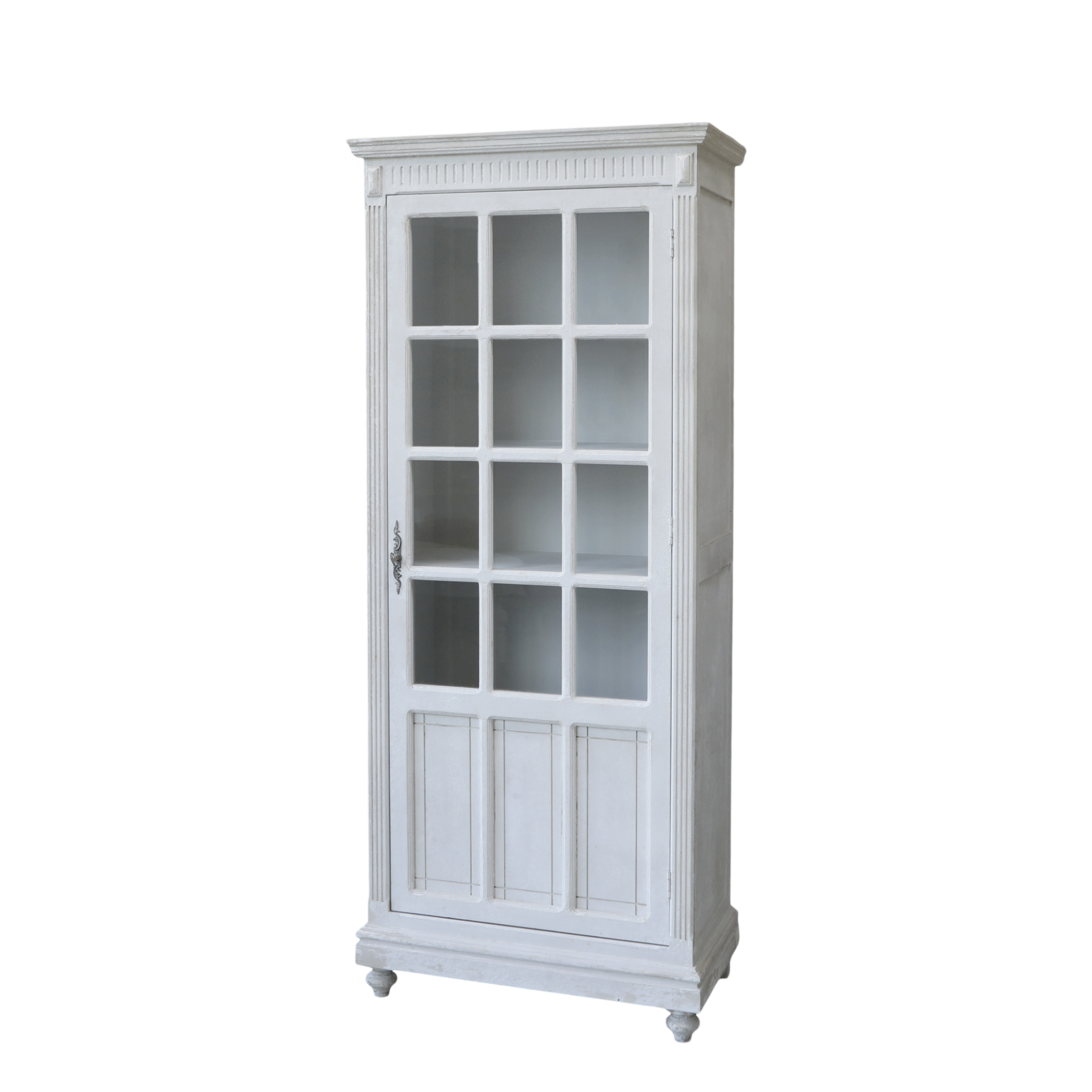 CHIC ANTIQUE GL. VITRINESKAB M. 1 LÅGE - 173