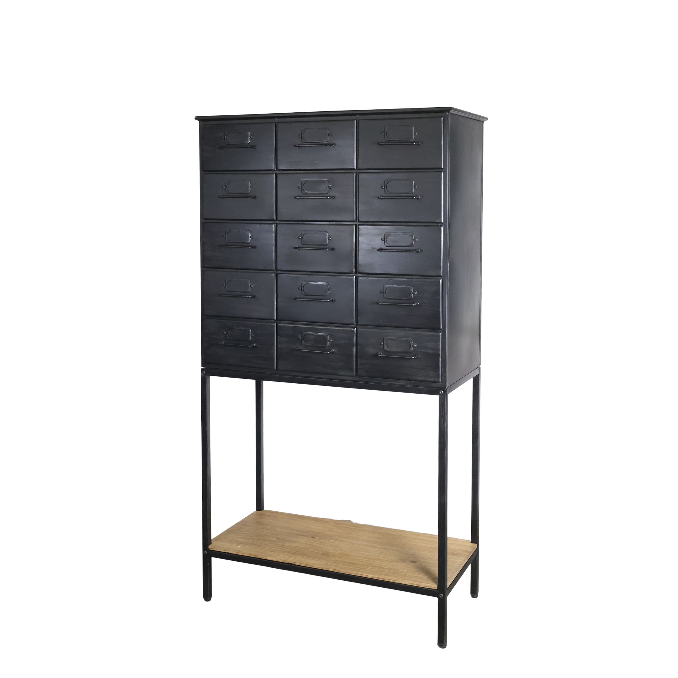 CHIC ANTIQUE KOMMODE M. SKUFFER OG HYLDE
