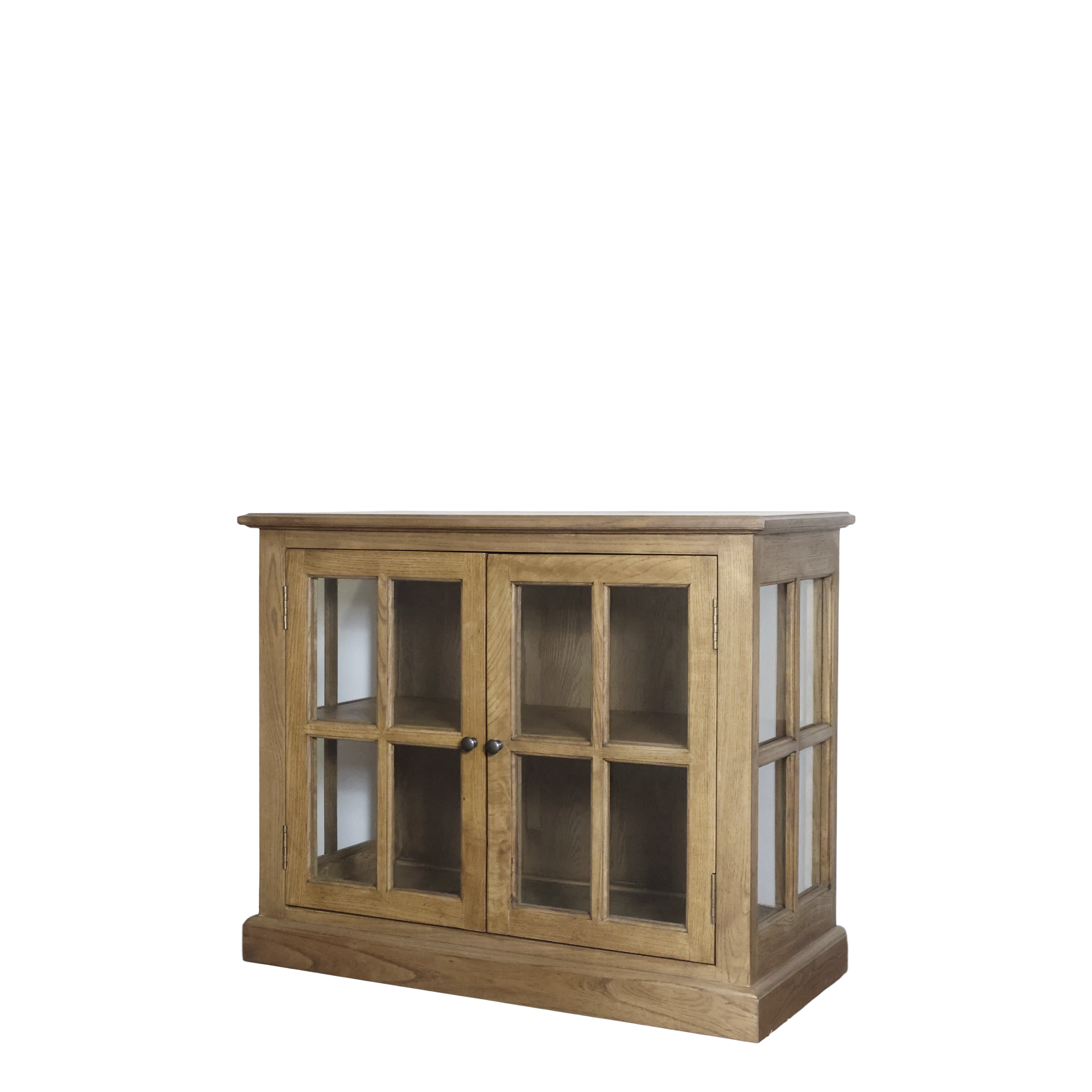 CHIC ANTIQUE MARSEILLE VITRINESKAB M. 2 LÅGER OG HYLDER